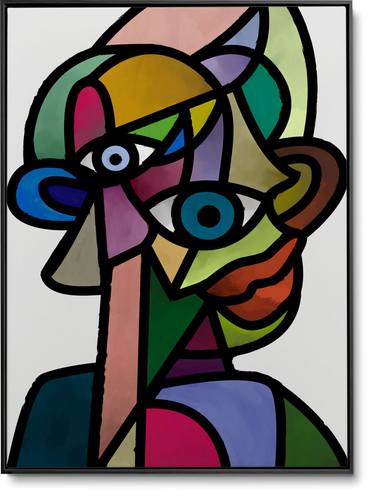 Original Abstract Expressionism Abstract Painting by Daniel Bautista
