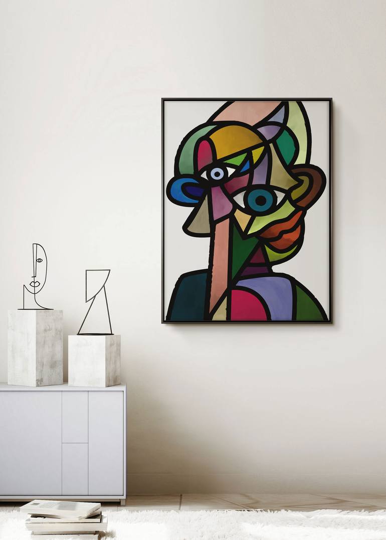 Original Abstract Expressionism Abstract Painting by Daniel Bautista