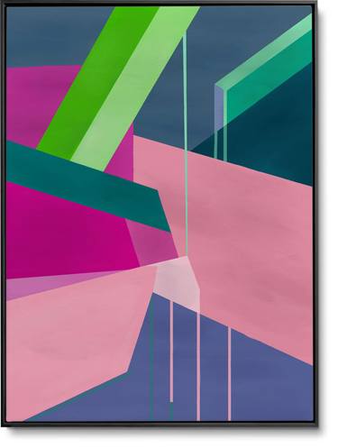 Original Abstract Expressionism Abstract Painting by Daniel Bautista
