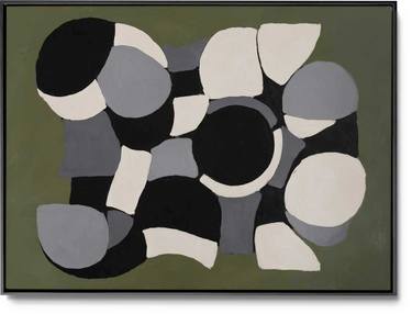 Original Cubism Abstract Paintings by Daniel Bautista