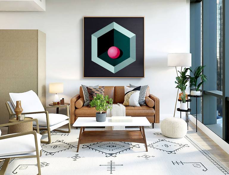 Original Fine Art Abstract Painting by Daniel Bautista