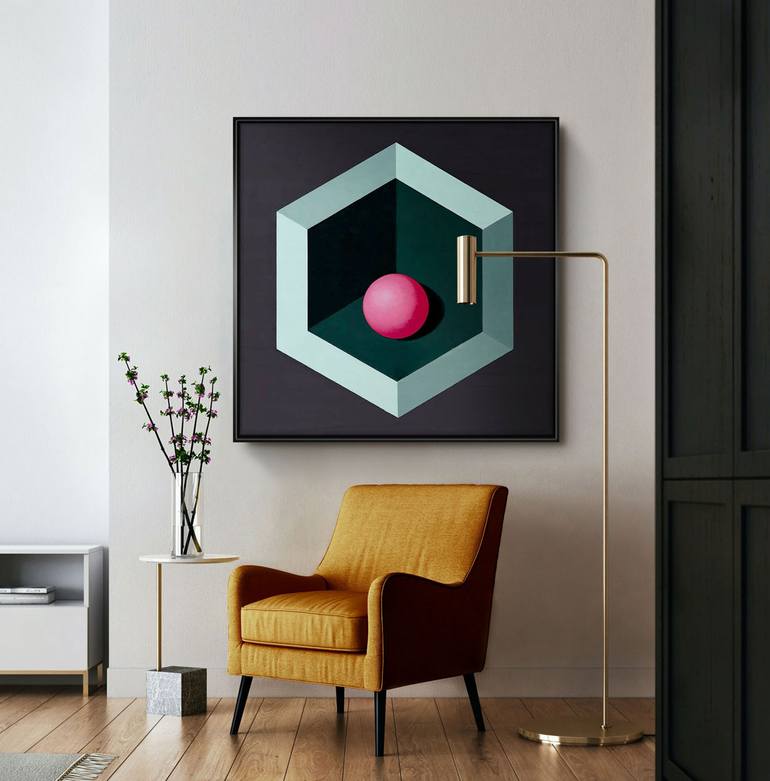 Original Fine Art Abstract Painting by Daniel Bautista