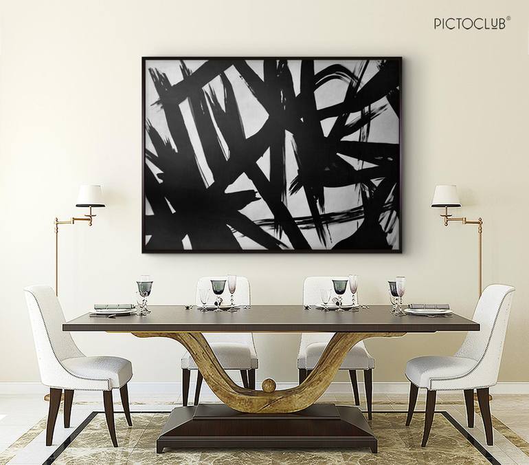 Original Abstract Painting by Daniel Bautista