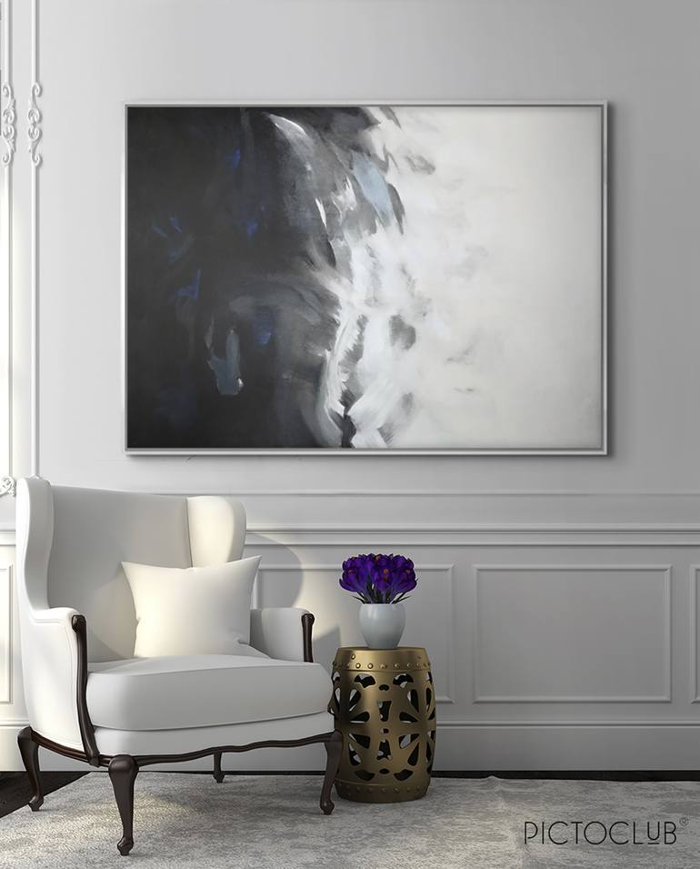 Original Abstract Painting by Daniel Bautista