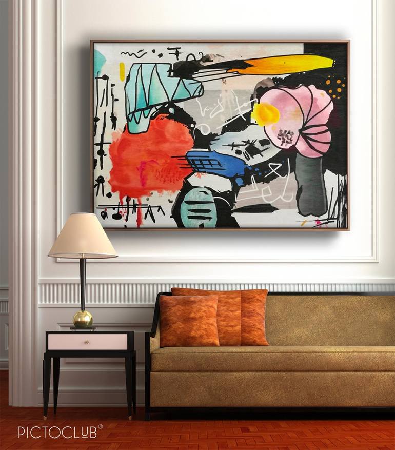 Original Modern Abstract Painting by Daniel Bautista