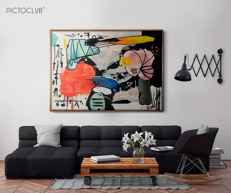 Original Modern Abstract Painting by Daniel Bautista