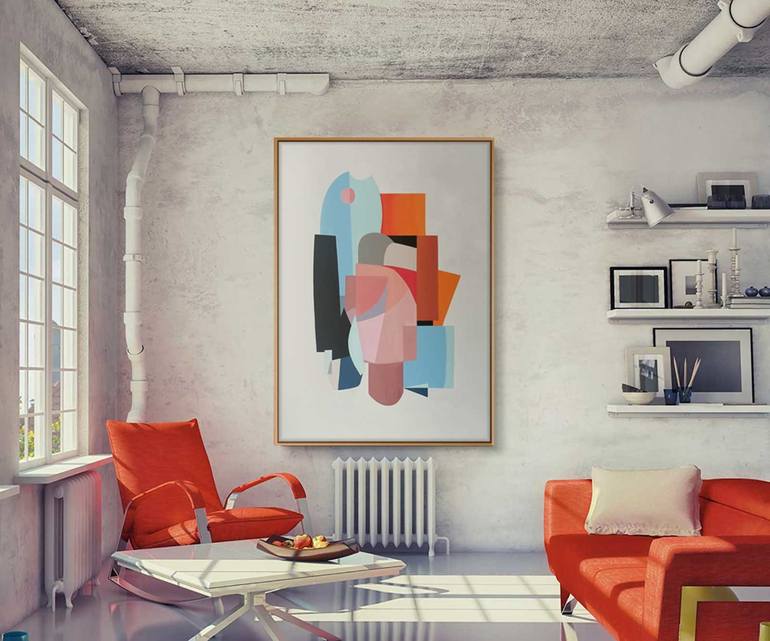 Original Modern Abstract Painting by Daniel Bautista