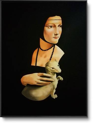 Original Figurative Women Paintings by Daniel Bautista