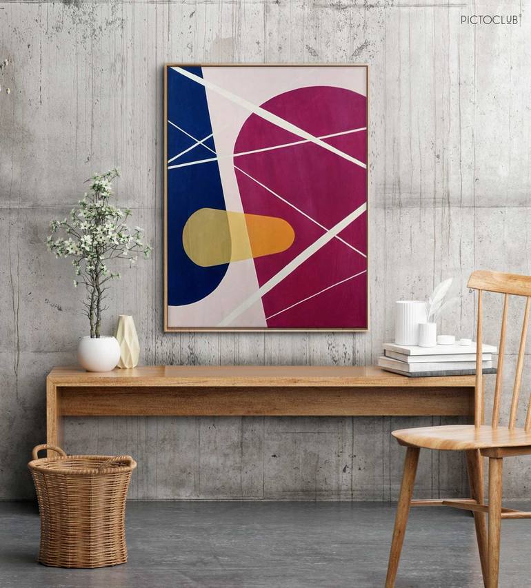 Original Pop Art Abstract Painting by Daniel Bautista