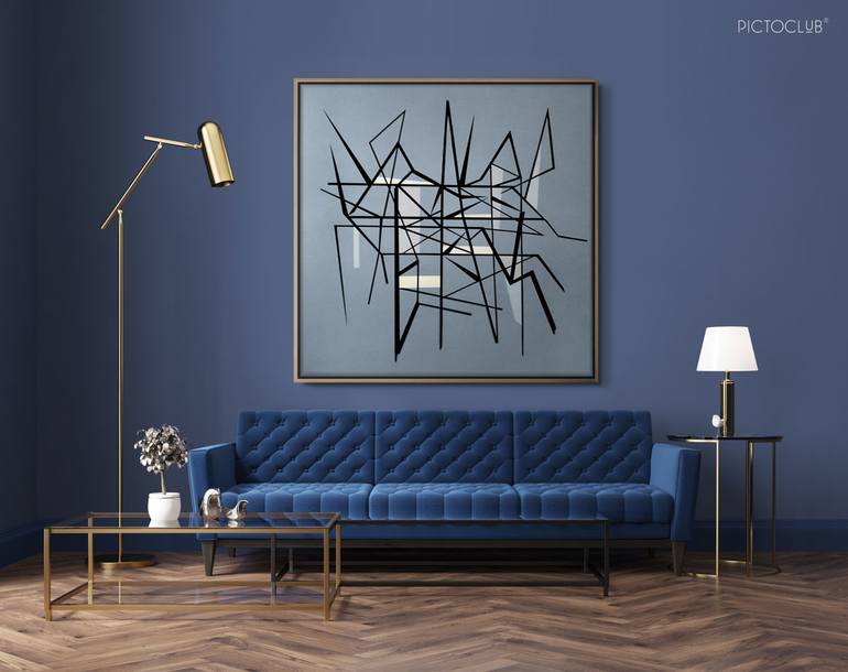 Original Abstract Painting by Daniel Bautista