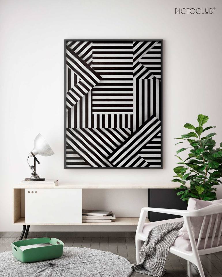 Original Abstract Painting by Daniel Bautista