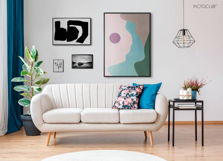 Original Modernism Abstract Painting by Daniel Bautista