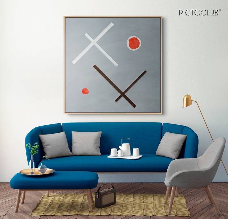 Original Minimalism Abstract Painting by Daniel Bautista