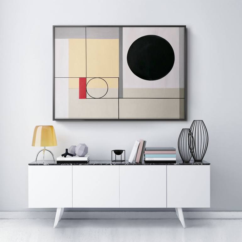 Original Geometric Painting by Daniel Bautista