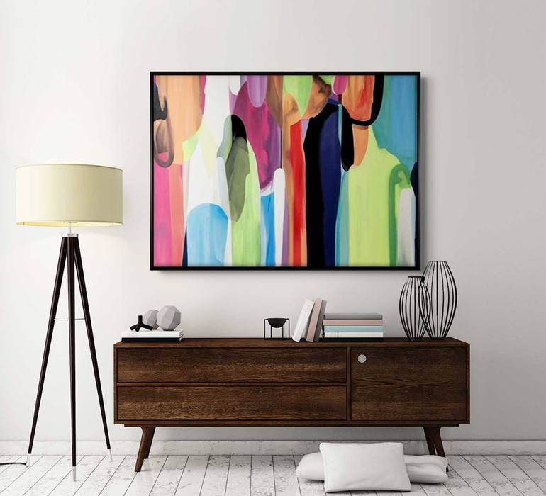 Original Expressionism Abstract Painting by Daniel Bautista