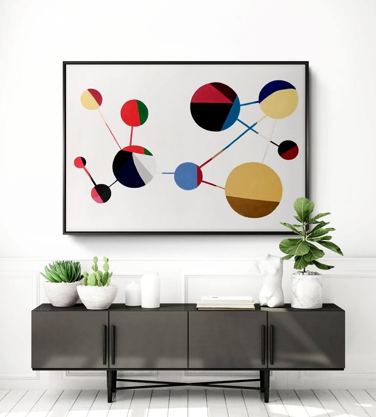 Original Fine Art Abstract Painting by Daniel Bautista