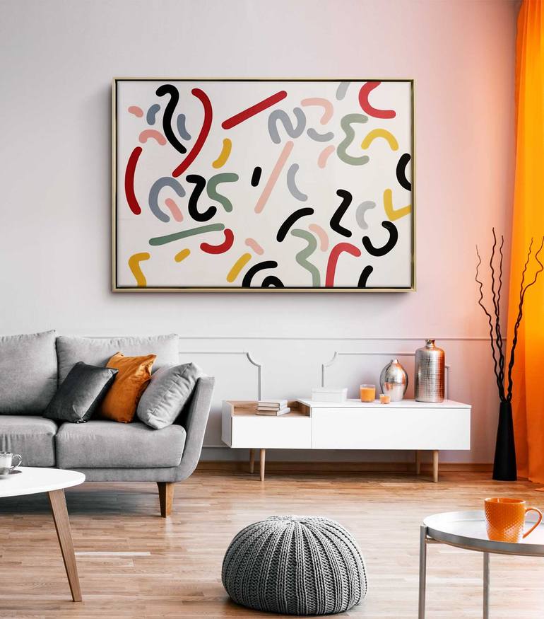 Original Abstract Painting by Daniel Bautista