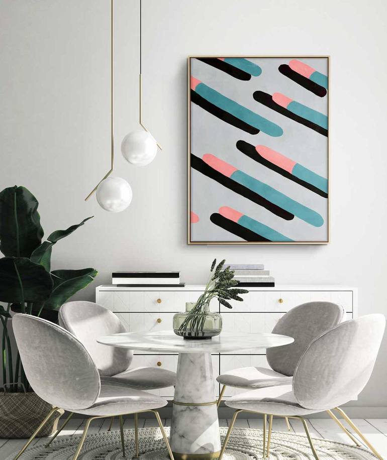 Original Abstract Painting by Daniel Bautista