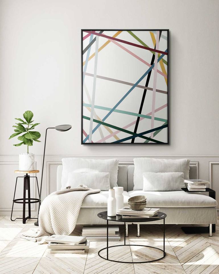 Original Abstract Painting by Daniel Bautista