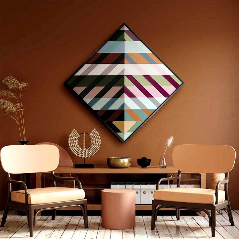 Original Minimalism Abstract Painting by Daniel Bautista