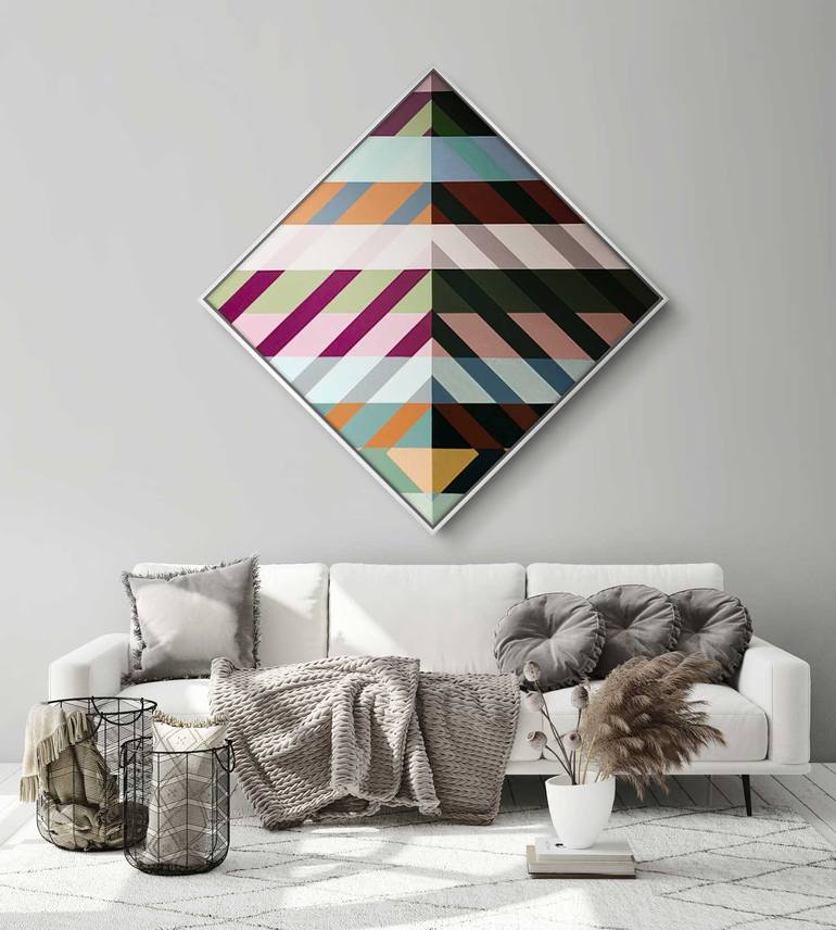 Original Minimalism Abstract Painting by Daniel Bautista