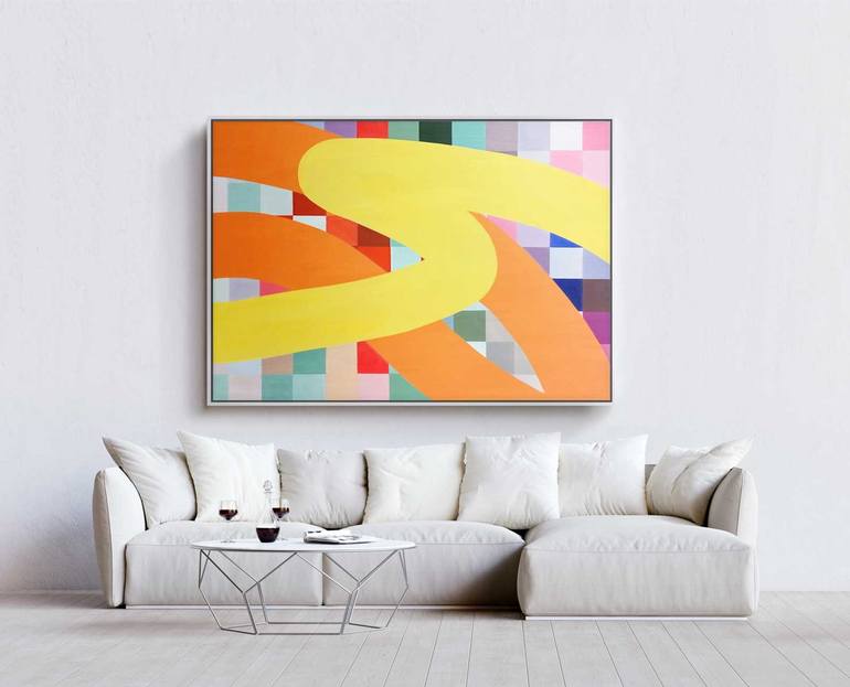 Original Abstract Painting by Daniel Bautista