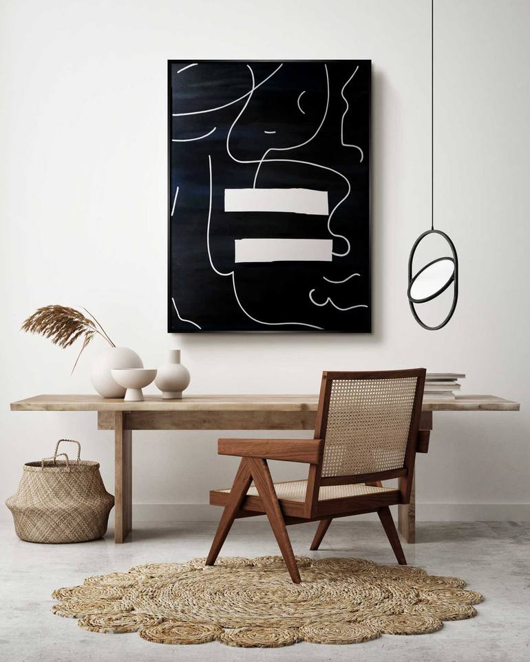 Original Abstract Painting by Daniel Bautista