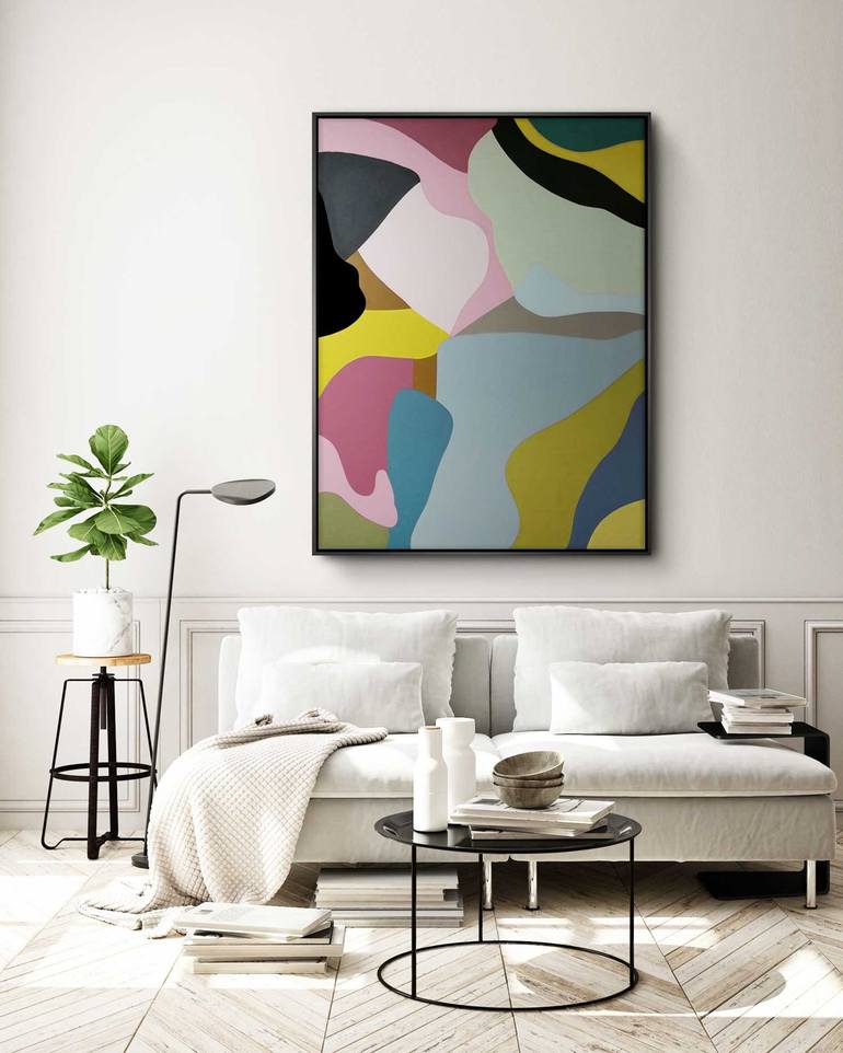 Original Abstract Painting by Daniel Bautista