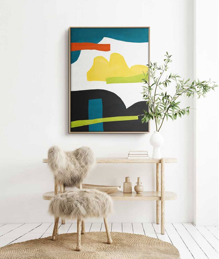Original Expressionism Abstract Painting by Daniel Bautista