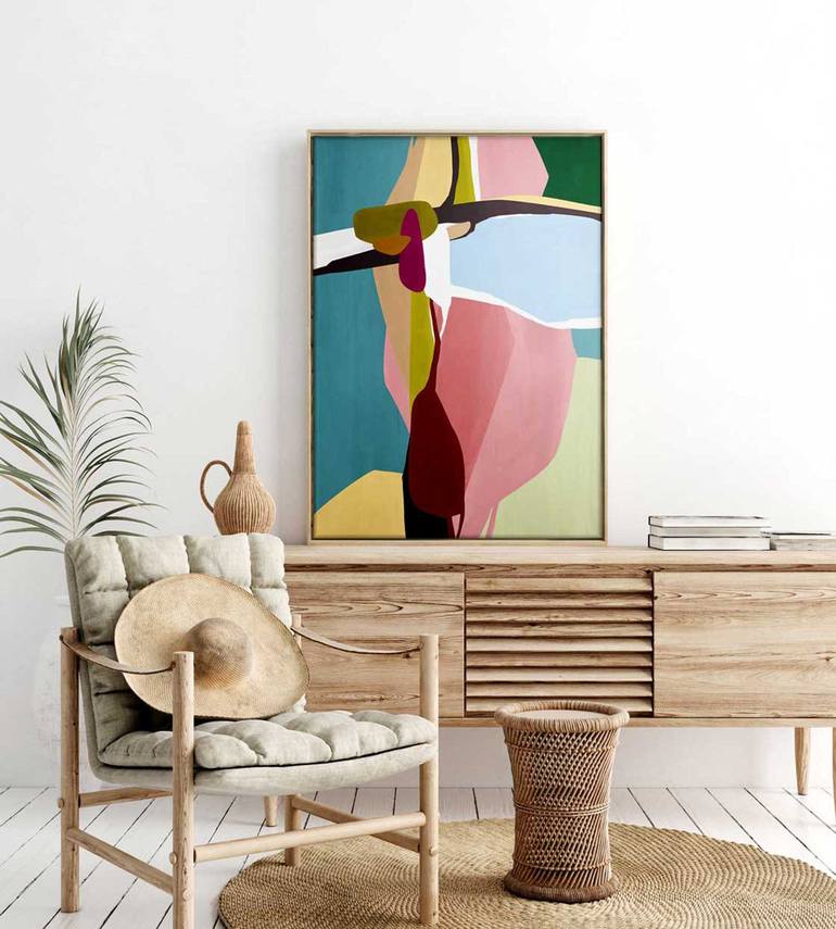 Original Modern Abstract Painting by Daniel Bautista