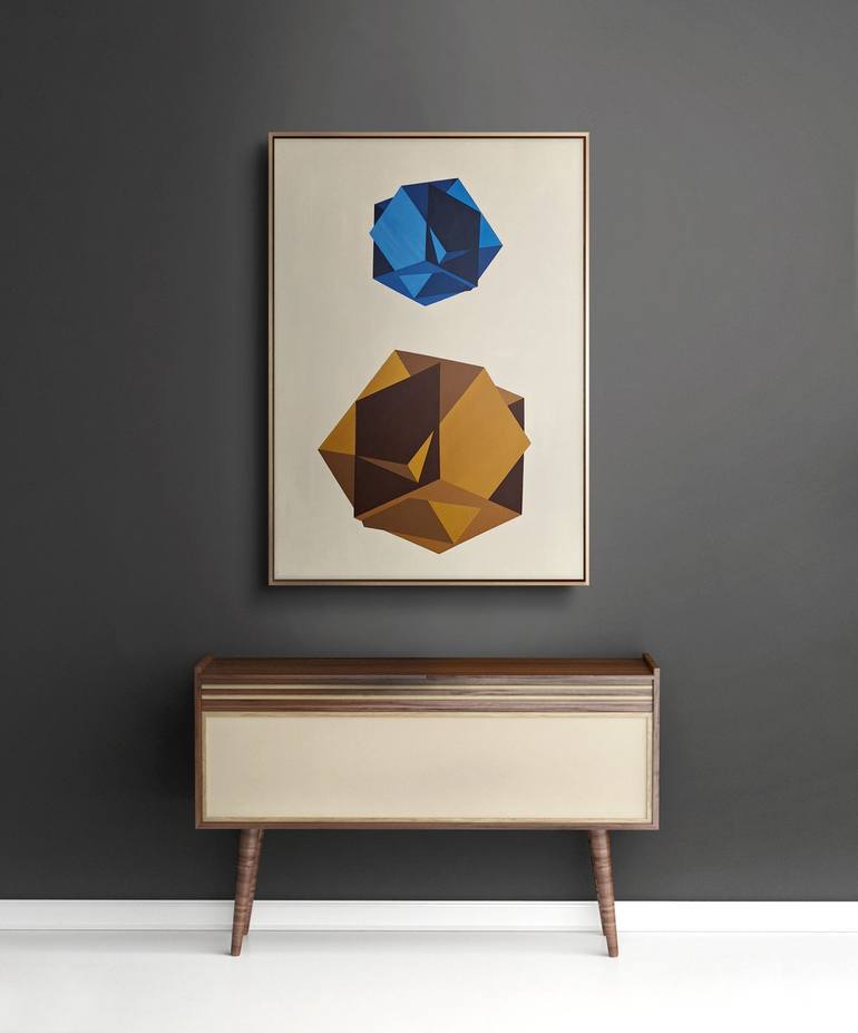 Original Geometric Painting by Daniel Bautista