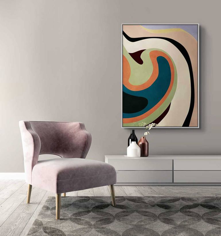 Original Modern Abstract Painting by Daniel Bautista