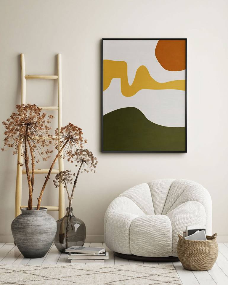 Original Fine Art Abstract Painting by Daniel Bautista