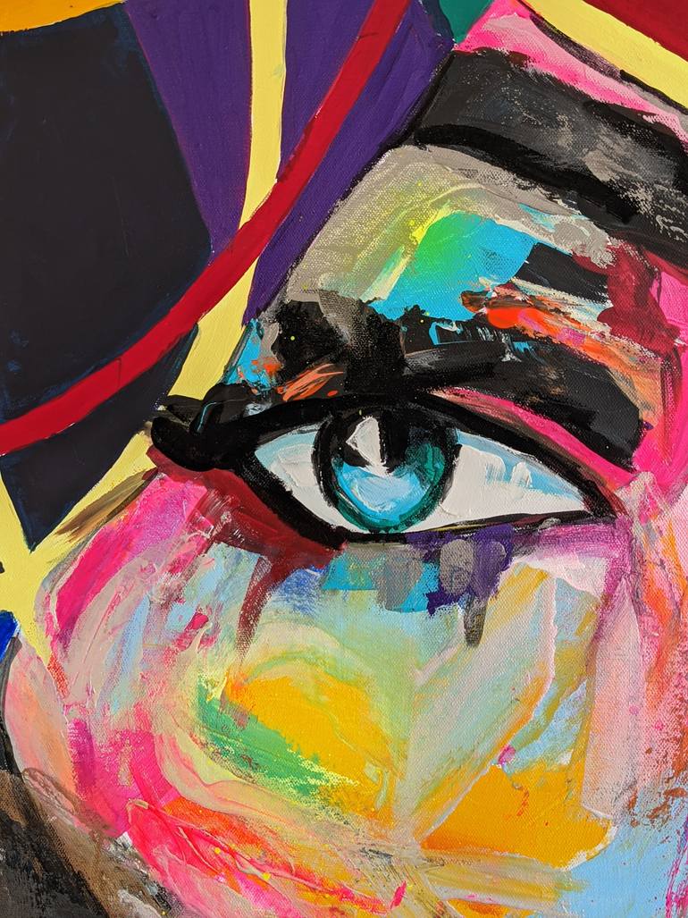 Original Portraiture People Painting by Pedro Martin Rojo