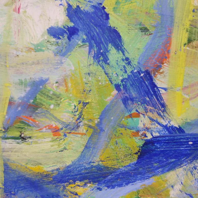 Original Abstract Expressionism Abstract Painting by Tam Huy