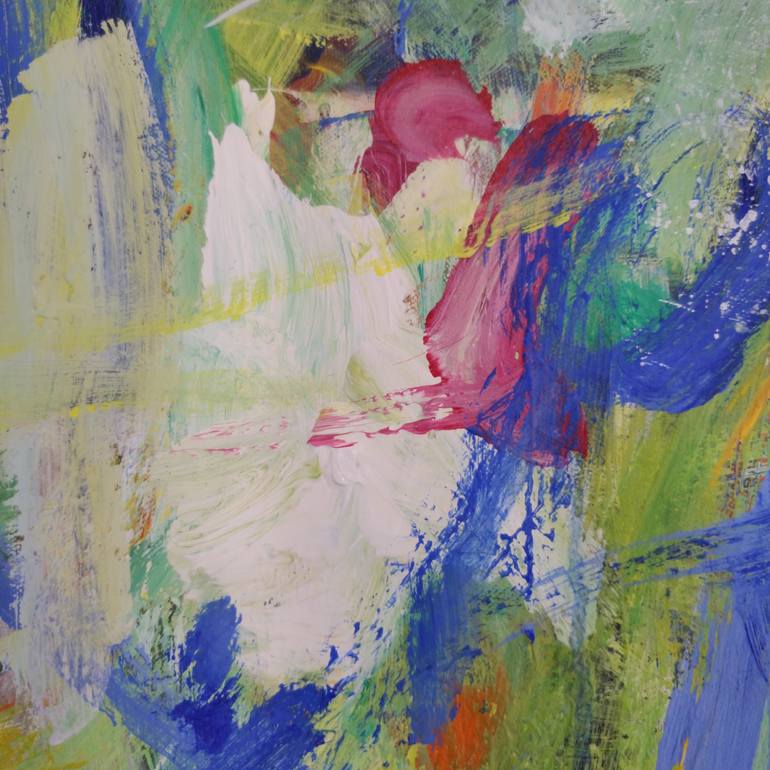 Original Abstract Expressionism Abstract Painting by Tam Huy