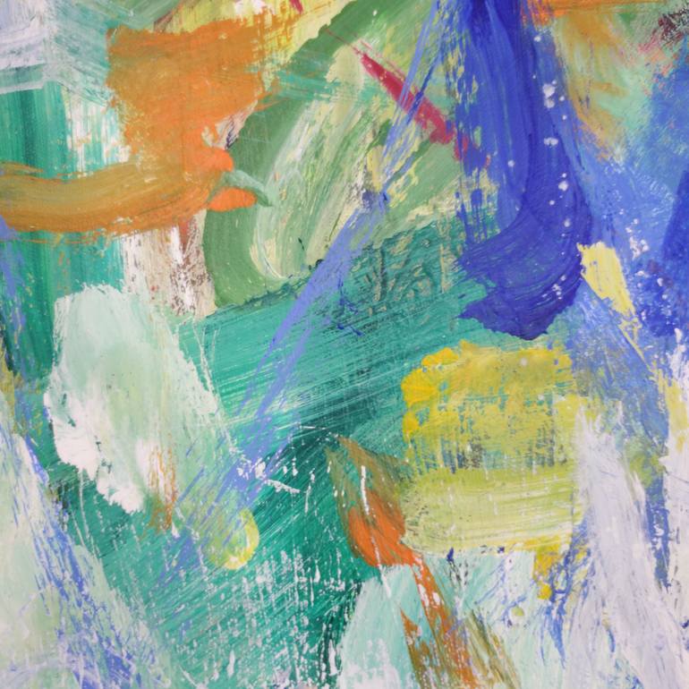 Original Abstract Expressionism Abstract Painting by Tam Huy