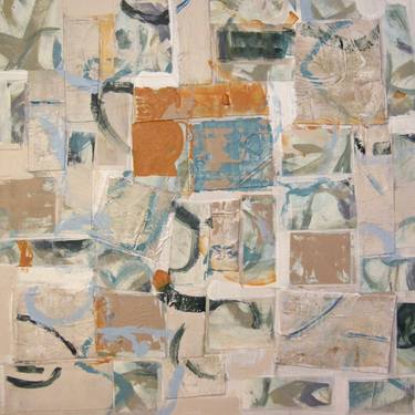 Original Fine Art Abstract Collage by Bart Tanner
