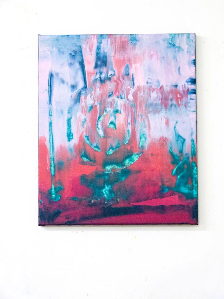 Original Abstract Expressionism Abstract Painting by Jérôme Hémain