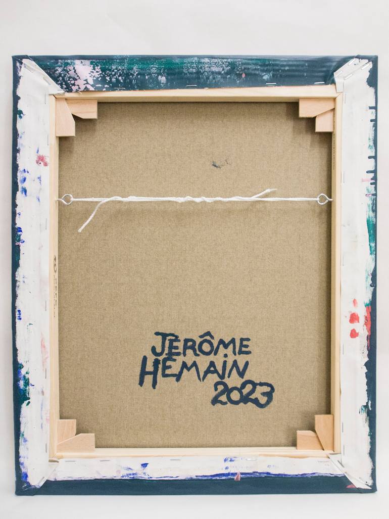 Original Abstract Expressionism Abstract Painting by Jérôme Hémain
