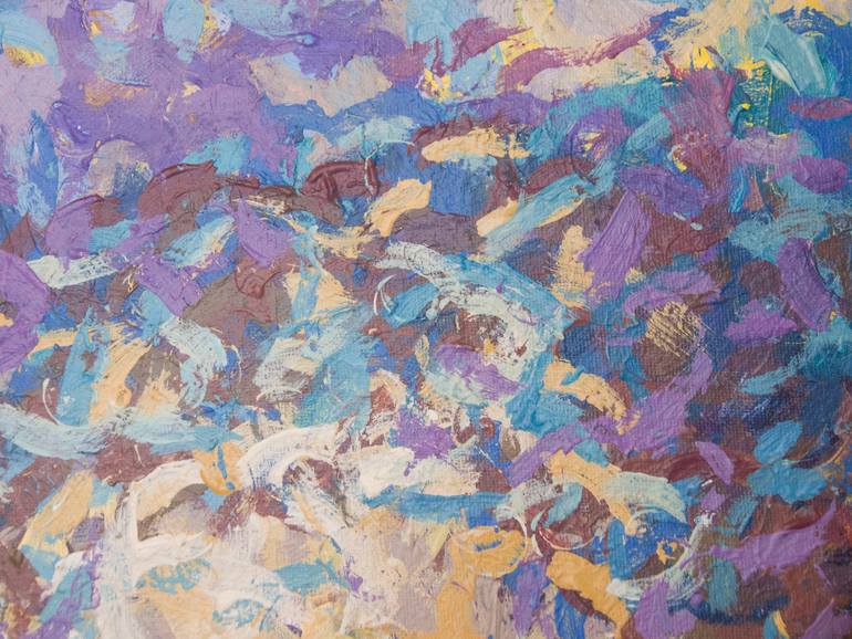 Original Abstract Expressionism Abstract Painting by Jérôme Hémain