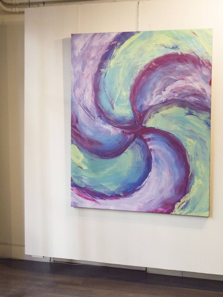 Original Abstract Painting by Jérôme Hémain