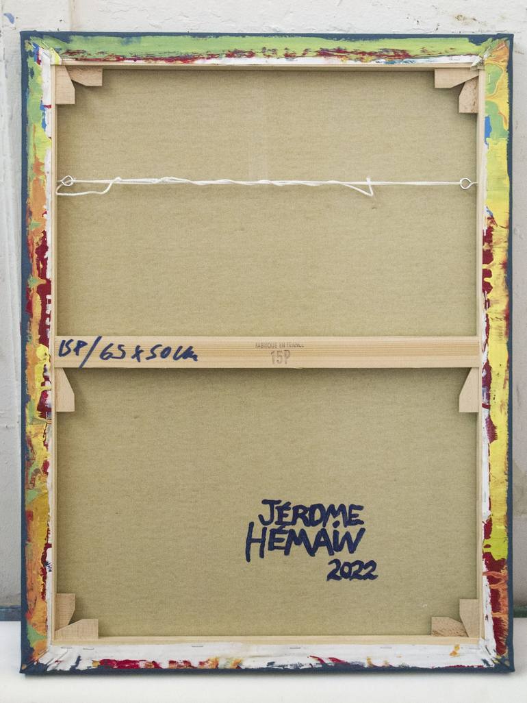 Original Abstract Painting by Jérôme Hémain