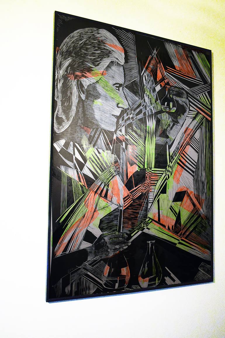 Original Modernism People Printmaking by Cyprian Holownia