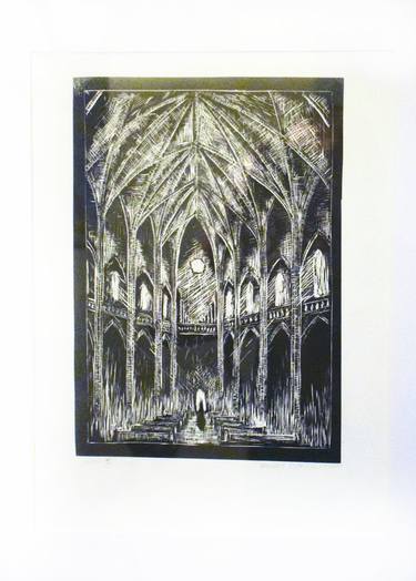 Original Impressionism Architecture Printmaking by Cyprian Holownia