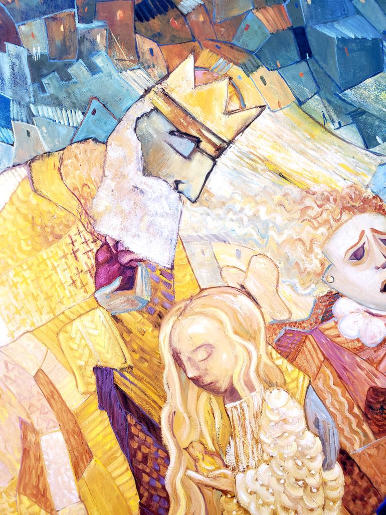 Original Figurative Classical mythology Painting by Andrea Alonso Salinas