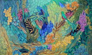 Print of Expressionism Nature Paintings by Andrea Alonso Salinas