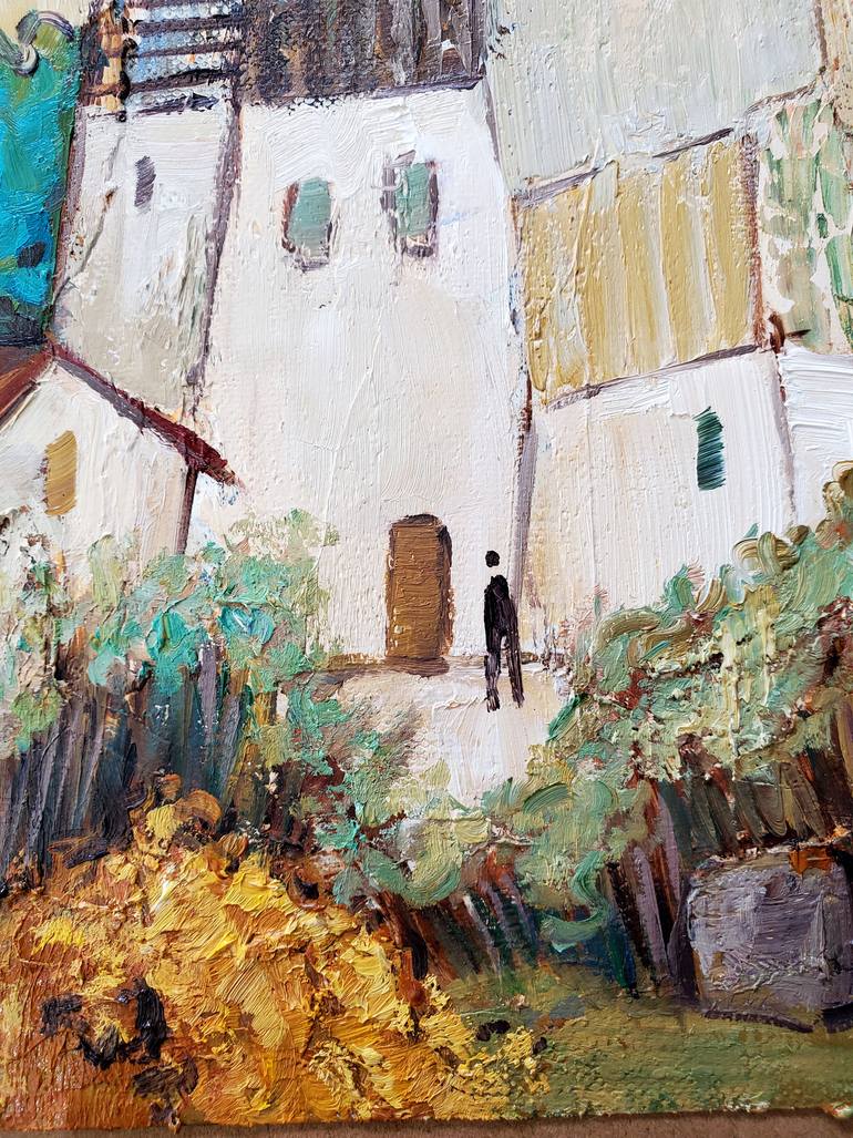 Original Abstract Expressionism Landscape Painting by Andrea Alonso Salinas