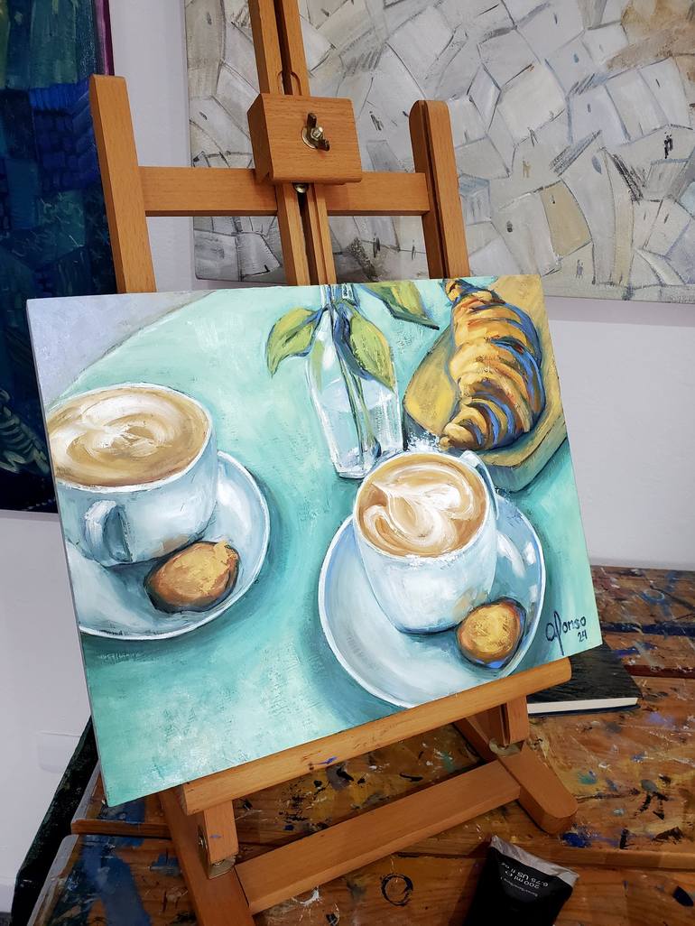 Original Conceptual Food & Drink Painting by Andrea Alonso Salinas