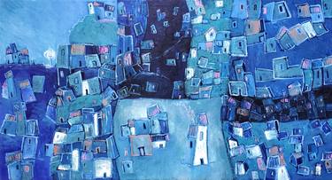 Print of Abstract Expressionism Places Paintings by Andrea Alonso Salinas